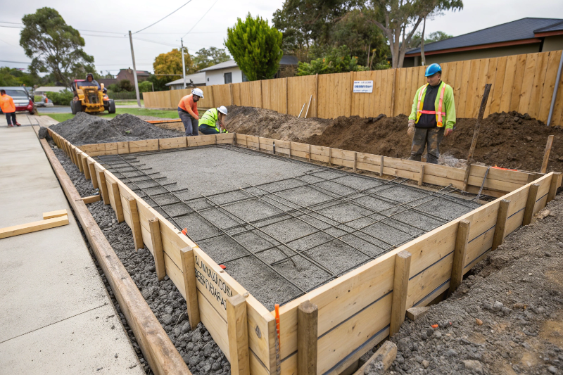 Professional concrete preparation and reinforcement installation in Townsville