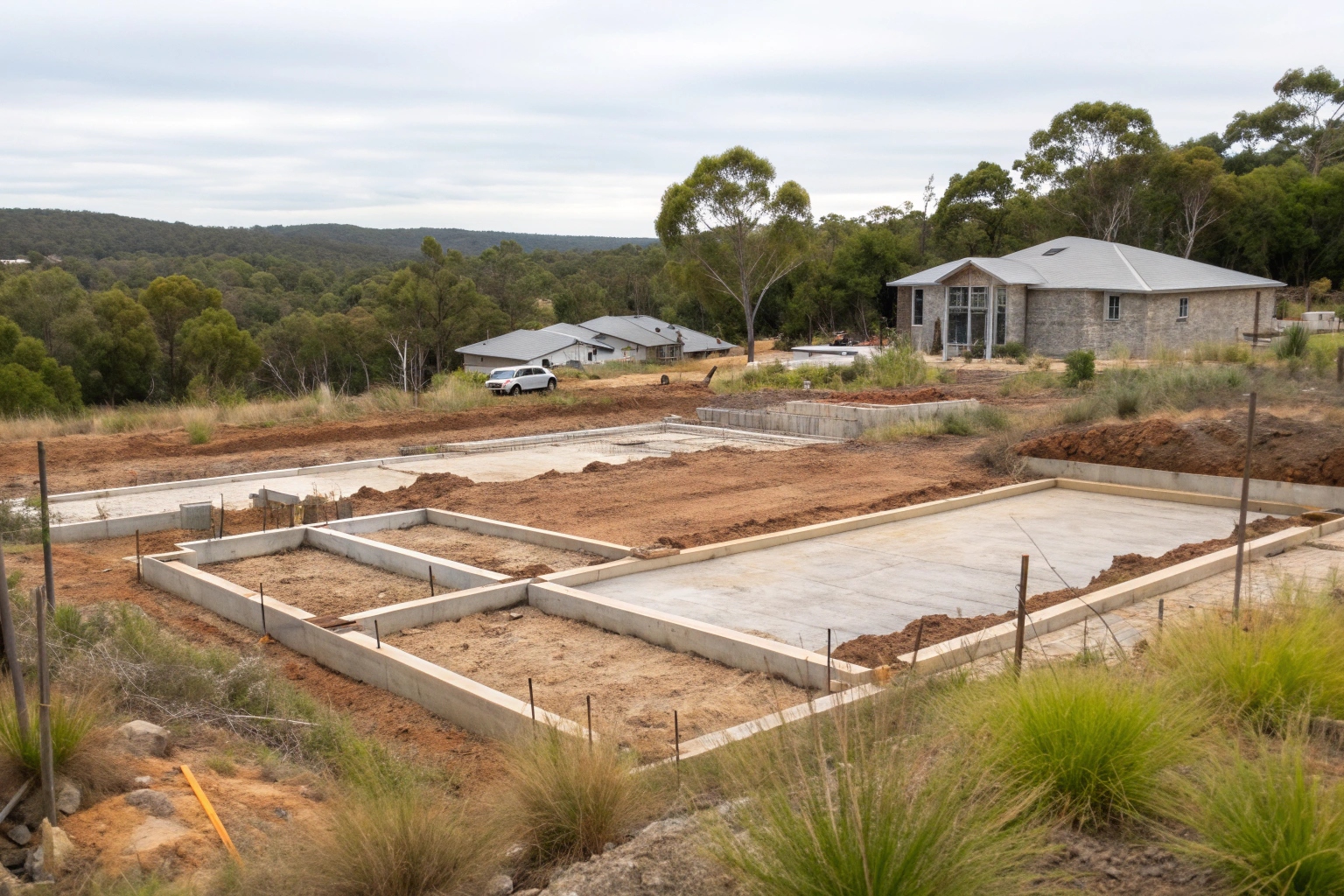 Residential strip footings Townsville foundation system for new home